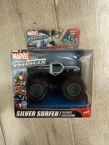 Monster Truck Silver Surfer Diecast Collection Marvel Muscle Comics - Imagen 1 de 2