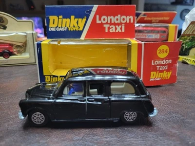 DINKY #284 LONDON TAXI AUSTIN 1977 DIECAST CAR NEVER USED - Image 1 of 4