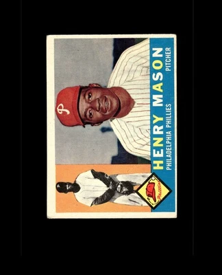 1960 Topps 331 Henry Mason RC VG-EX #D1,492329 - Image 1 of 2