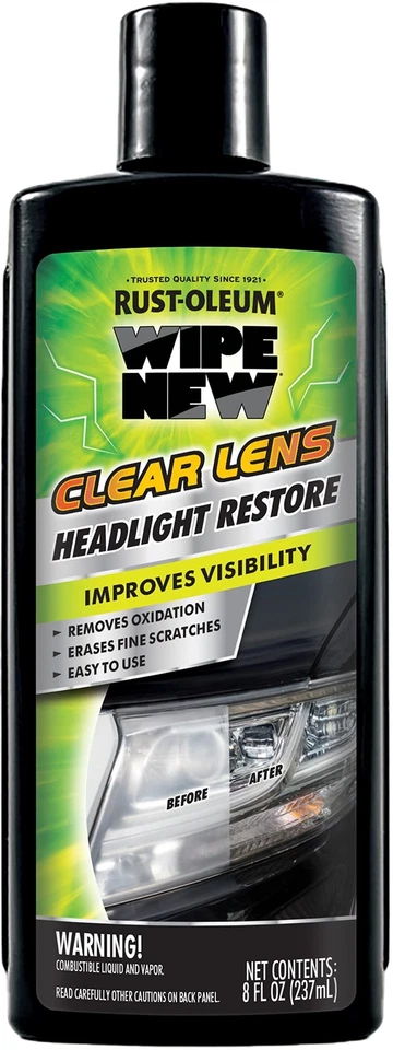 381403 Clear Lens Headlight Restore, 8 Oz, Black - Image 1 of 4