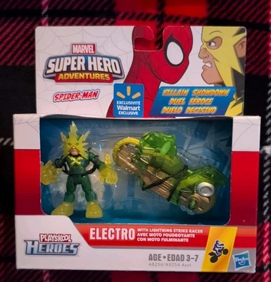 Playskool Marvel Super Hero Adventures Electro con motocicleta de carreras-Walmart-2013 Foto 1 de 4