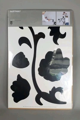 Pegatinas de pared IKEA Slatthult Kalou 001.200.07 flores negras 2006 nuevas en paquete  Foto 1 de 4