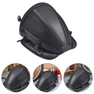 Extended Motorcycle Tail Bag Rear Back Seat Pack Hand Carry Luggage Saddlebags - Picture 1 of 12