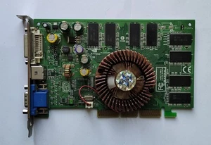 MSI FX5600XT-TD256 nVidia GeForce FX5600XT 256MB AGP VGA Card - Test OK! - Picture 1 of 4