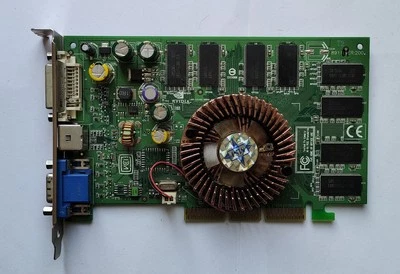 MSI FX5600XT-TD256 nVidia GeForce FX5600XT 256MB AGP VGA Card - Test OK! - Image 1 of 4