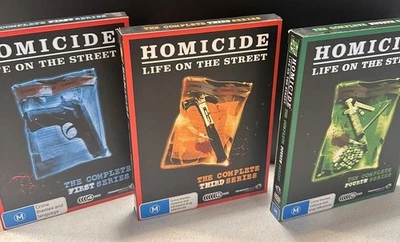 TV Series - Homicide Life On The Street - Series 1, 3 & 4 - PAL 4 - Image 1 of 2