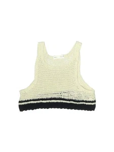 Zara Girls Ivory Sweater Vest 8 - Picture 1 of 2