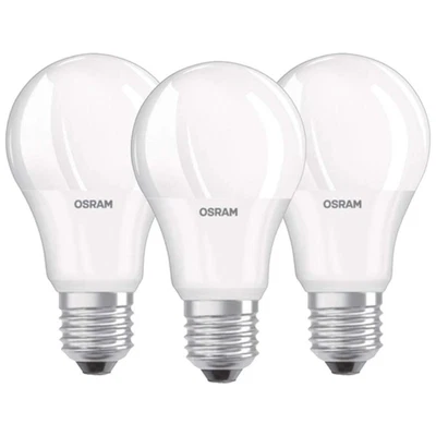 3 x Lampadine LED Osram A60 Lampadine 10W =75Watt E27 opaco 1055lm Luce Bianco Caldo 2700K - Immagine 1 di 4
