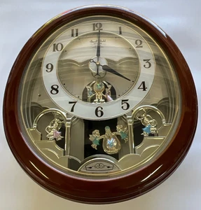 KLEINE WELTRHYTHMUSUHR, 4MJ854, HARMONIE DER LIEBE BEWEGUNG, TANZEN, MUSIK, GEBRAUCHT - Bild 1 von 11