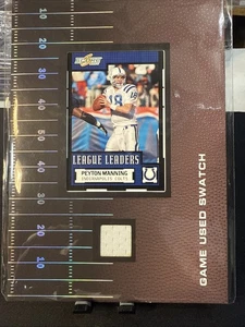 2000 Game Used Swatch Peyton Manning - Score League Leaders - Picture 1 of 8