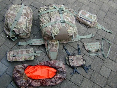 EBERLESTOCK J107 DRAGONFLY BACKPACK HUNTING HIKING CAMO 2900-8000 CUBIC INCHES - Image 1 of 4