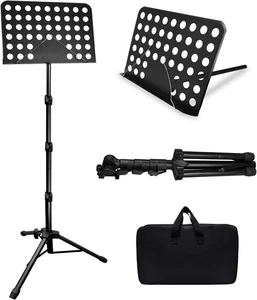 70IN Sheet Music Stand, Tall Music Stand for Sheet Music High Stability, Adjusta - Picture 1 of 12