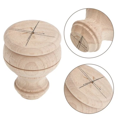  French Decorative Wooden Table Legs Couch Feet Replacement Cabinet - Image 1 of 4