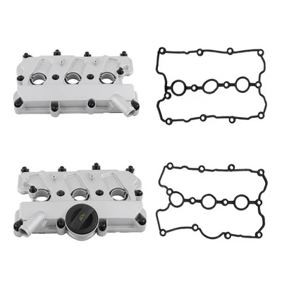 Cubierta de válvula de motor izquierda y derecha con juntas para Audi A4 A5 Quattro 3,0 L 2013-2014 Foto 1 de 4