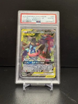 Greninja & Zoroark GX (Alternate Full Art) 201/214 Sm-Unbroken Bonds Holo - Image 1 of 2