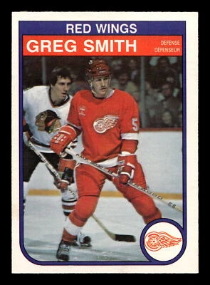 Greg Smith 1982-83 O-Pee-Chee #96 Detroit Red Wings Ex-Mt - Image 1 of 2