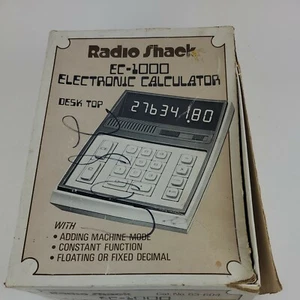 Radio Shack EC-1000 Electronic Calculator Desk Top. PARTS ONLY - Picture 1 of 6