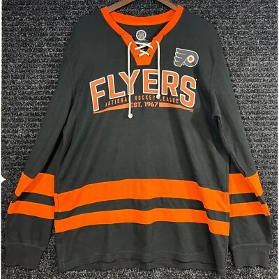Y2K G-III Sports Philadelphia Flyers NHL Hockey Jersey Long Sleeve XL - Изображение 1 из 4