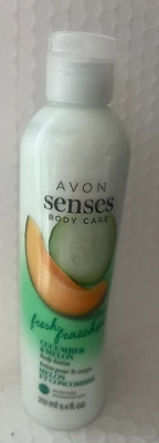 AVON SENSES BODY CARE CETRIOLO E MELONE LOZIONE CORPO IDRATAZIONE 8,4 FLOZ - Immagine 1 di 2
