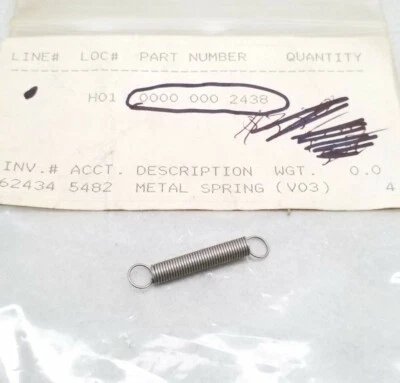 0000 000 2438 Stihl Spring - Qty. 1 piece - Free Shipping Free Returns - Image 1 of 3