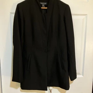 Rachel Zoe Black Fitted Blazer Size M - Picture 1 of 13