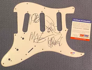 All American Rejects 4x Band Signed Auto Guitar Pickguard PSA Tyson Ritter - Picture 1 of 4