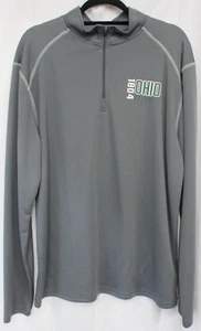 Camisa Ohio Bobcats 1/4 Cuarto Cremallera Rendimiento Manga Larga Talla Grande Gris - Imagen 1 de 5