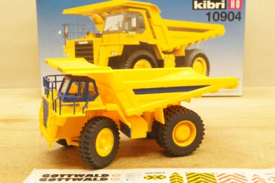 HO 1:87 Kibri 10904 KOMATSU Dumper Da Cava Modello Pronto Con OVP - Immagine 1 di 4