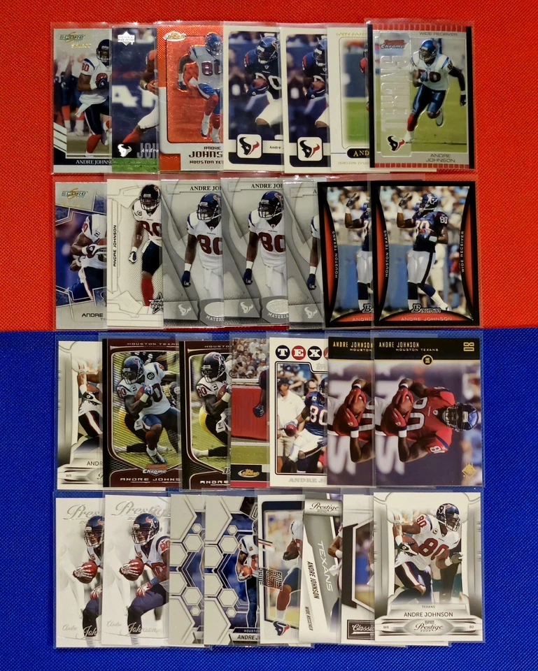 Andre Johnson Inserts Premiums Base Pick Your Card & $ave Houston Texans - Image 1 of 1