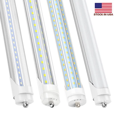 ROMWISH 45W 72W 120W T8 8FT LED Tube Light Bulb FA8 Single Pin 8FT LED Shop Light 6500K