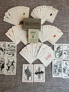 Vintage KRIMO The Logical Deduction Card Game G T Storey Detective Crime  VGC - Picture 1 of 12