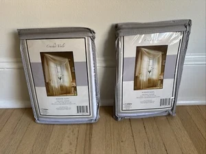 Crushed Voile Window Panel Curtain - Bed Bath & Beyond 55inx84in White Sheer - Picture 1 of 6