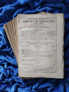 23 GIORNALI DI AGRICOLTURA INDUSTRIA COMMERCIO - ANNO 1865 BOLOGNA. - Foto 1 di 8