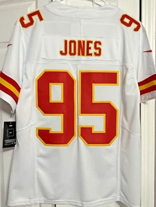 Small Chris Jones #95 Vapor FUSE Trikot weiß Elite Qualität Kansas City Chiefs - Bild 1 von 12