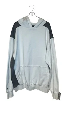 Sudadera Holloway Para Hombre Bloques de Color Pullover Con Capucha Manga Larga Blanco Gris XL Foto 1 de 4