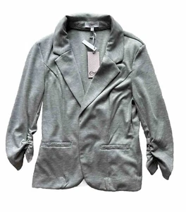 Youth Candies grauer Blazer 3/4-Ärmel vorne offen Mädchen Größe Medium - Bild 1 von 13