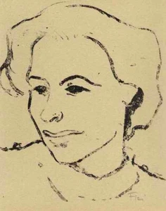MARIA - Heinz FLEISCHER - 1954 handsignierte OrigLithographie (PECHSTEIN-PREIS) - Picture 1 of 1