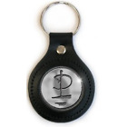 Porte-clés officiel métal/cuir PINK FLOYD ICÔNE