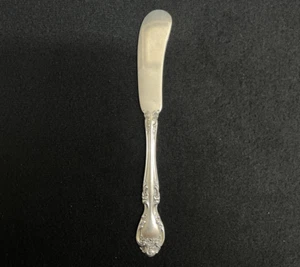 Melrose by Gorham 28.91g Sterling Silver Flat Handle Butter Spreader 5 3/4 in - Picture 1 of 9