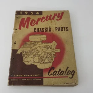 Catálogo de piezas de chasis Mercury 1954 - Manual original de fábrica - Formulario 3671-54 - Imagen 1 de 12