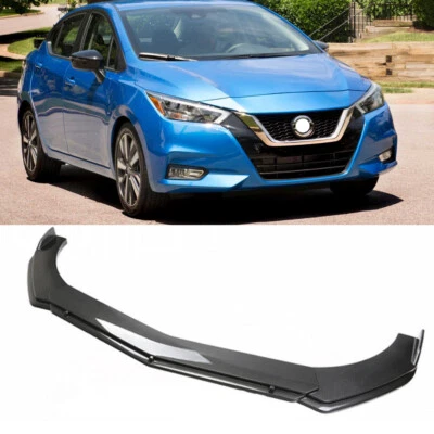For Nissan Versa Universal Front Bumper Lip Spoiler Splitter Carbon Fiber Style - Image 1 of 4