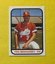 1981 TCMA TOM BRUNANSKY #21 SALT LAKE CITY GULLS