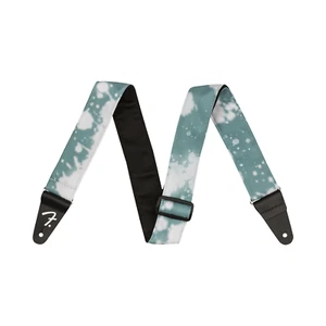 NEW Fender Tie Dye Acid Wash Guitar Strap - Teal - Picture 1 of 1