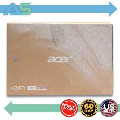 Acer V247Y 23.8" Full HD 1920x1080 LED Backlight LCD Monitor | UM.QV7AA.H02 - Image 1 of 4