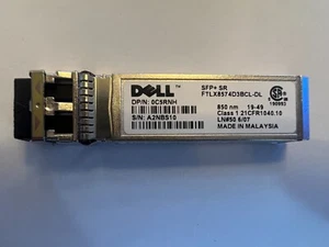TRANSCEPTOR DELL EMC SFP+ SR FTLX8574D3BCL-DL DP/N C5RNH - Imagen 1 de 2