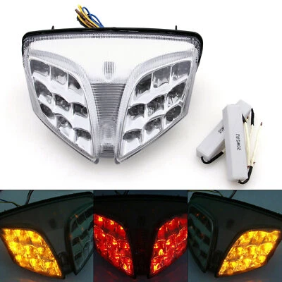 Integrated LED TailLight Turn Signals for Suzuki GSXR 600/750 GSXR1000 09-12 C E Foto 1 de 3