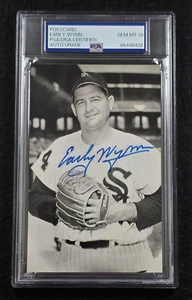EARLY WYNN Signed Real Photo Postcard-HOF-CHICAGO WHITE SOX-INDIANS-PSA 10 Auto - Picture 1 of 4