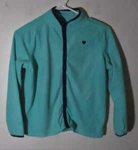 OSH KOSH B'gosh Aqua Full Zip Fleece Jacket Boy's Size 14 - Picture 1 of 4