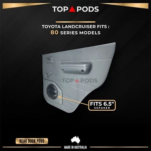 80 Series Door Speaker Pods ( Rear ) Top Pods Australia Speaker Pods - Picture 1 of 3
