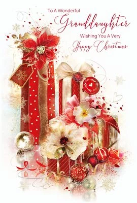 CHERRY ORCHARD PUBLISHING Christmas Card Granddaughter - Cherry Orchard 152 x 228 mm